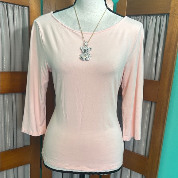 RL Rayon stretch Pink Top - Picture 1 of 8